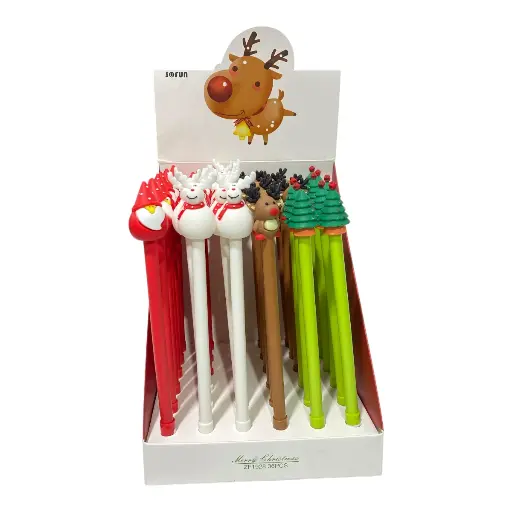 [5623015008325] BOLIGRAFO NAVIDEÑO 4 MODELOS C/U