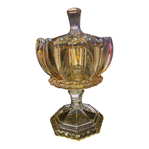 [6940264100662] BOMBONERA DE CRISTAL CON TAPA 17X10CM