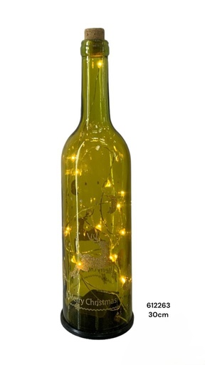 [612263] BOTELLA VIDRIO DORADO