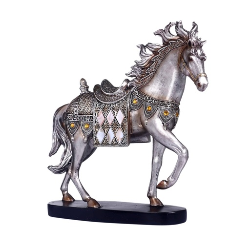 [437-044844] CABALLO DECOR POLIRESINA 30X7.5X28CM