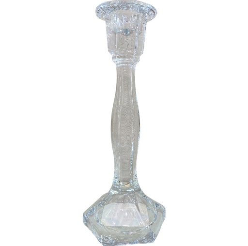 [6912344568389] CANDELABRO DE CRISTAL 23CM