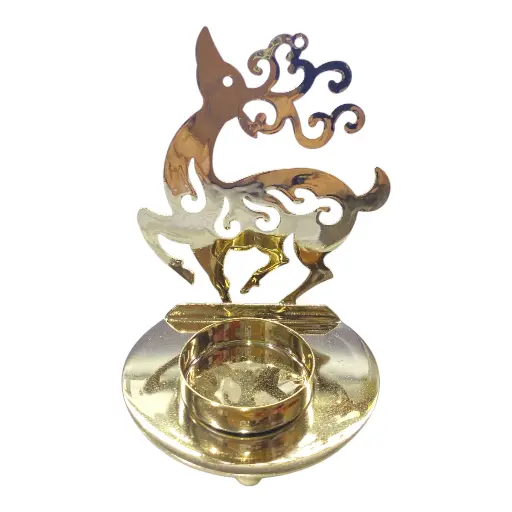 [S40541] CANDELABRO NAVIDEÑO RENO 12X9CM