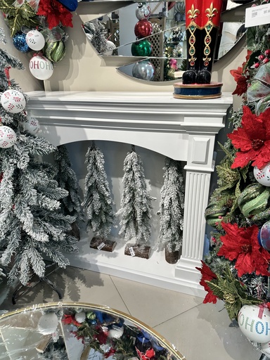 [0018135] CHIMENEA BLANCA 110X26X100CM