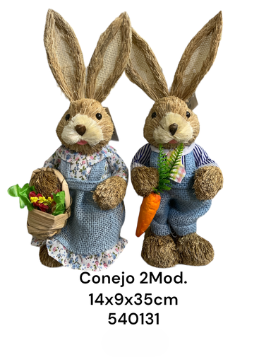 [8679833540131] CONEJO PASCUA 14X9X35CM