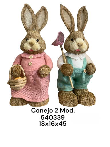 [8679833540339] CONEJO PASCUA 18X16X45CM