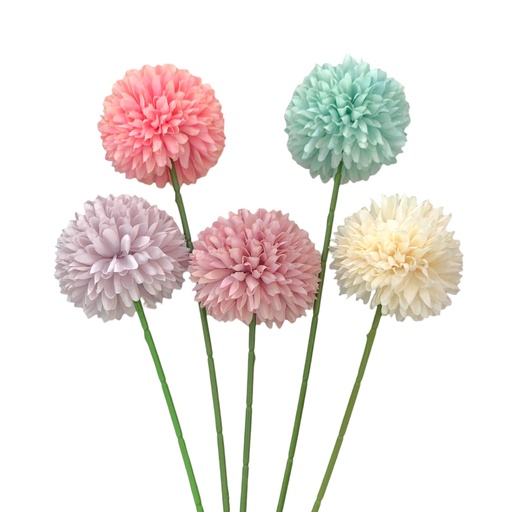 [HH107] CRISANTEMO TONOS PASTELES 28X7CM