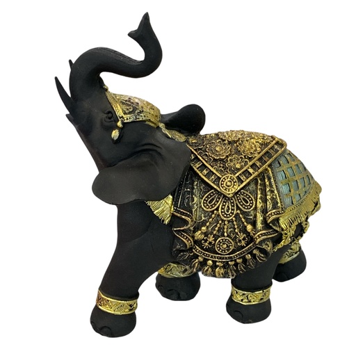 [ZHE755] ELEFANTE NEGRO 14*6CM