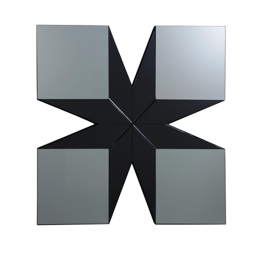 [412-021129] ESPEJO BICELADO ABSTRACTO 80X80CM