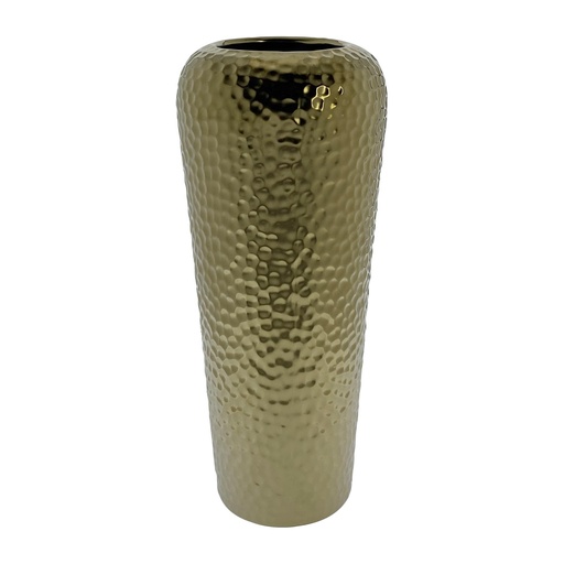 [442-640187] FLORERO DORADO 12X12X29CM