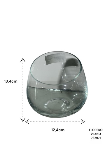 [767971] FLORERO DE VIDRIO V10941 12.4X13CM