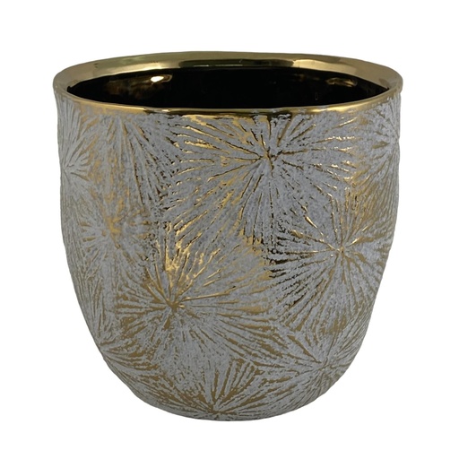 [442-610194] FLORERO TEXTURIZADO 19X19X18CM