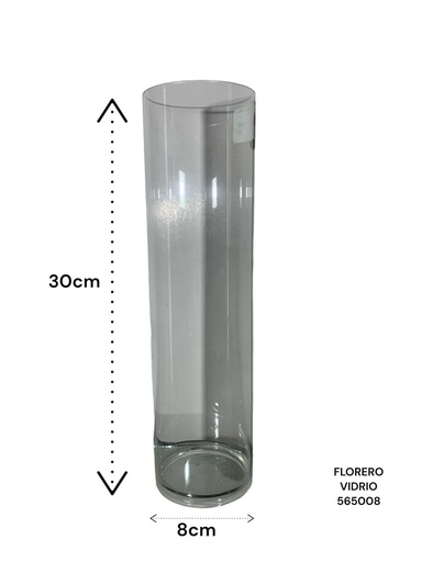 [565008] FLORERO VIDRIO ES23400  8X30CM