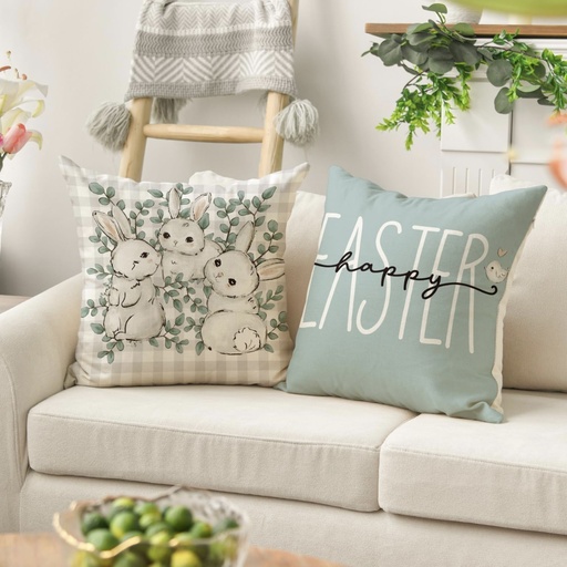 [17450] FORRO DE COJIN PASCUA 45X45CM