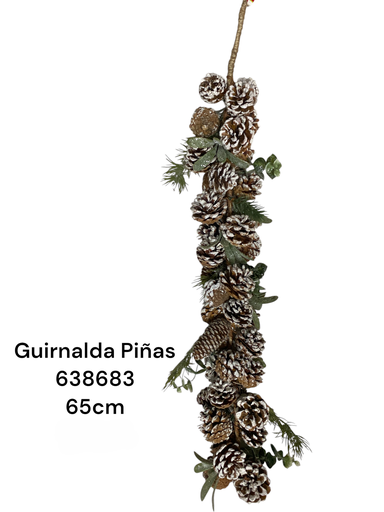 [8679811638683] GUIRNALDA DE BELLOTAS NEVADA 65CM