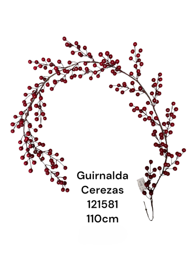 [8679811121581] GUIRNALDA DE CEREZAS 110CM