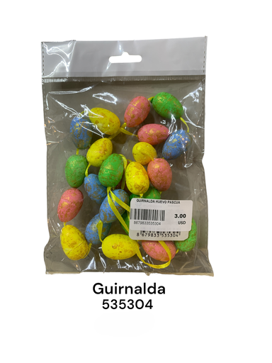 [8679833535304] GUIRNALDA HUEVO PASCUA