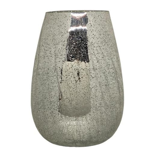 [200-6500209] JARRON PLATEADO 19*19*26CM