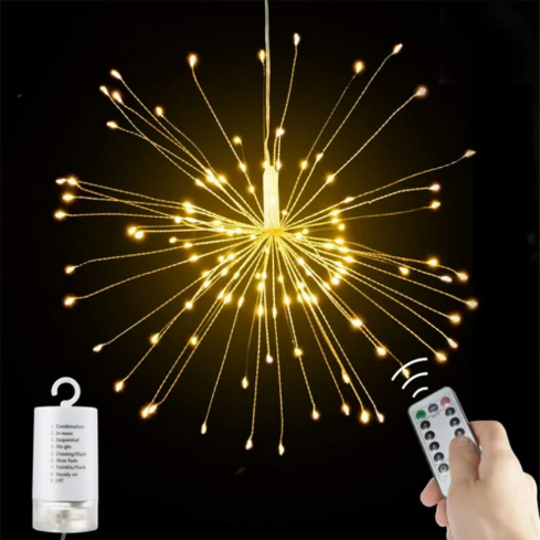 [4894616139447] LUZ DE FUEGO CÁLIDA BATERIA 0.20MT 180LUCES UNIDAD