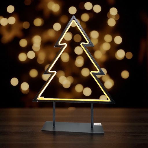 [502289] Árbol navideño con luz neón, 55x89cm. Ref: AL1607