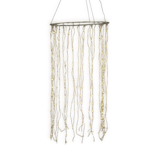 [4894616102601] CORTINA DE ARO MICRO LED 30X80CM, 24TIRAS 80CM 1920LUCES AL-91027