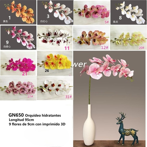 [GN650] ORQUIDEA PHALAENOPSIS 95CM