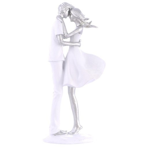 [437-427995] PAREJA DECOR POLIRESINA 11X24.5CM