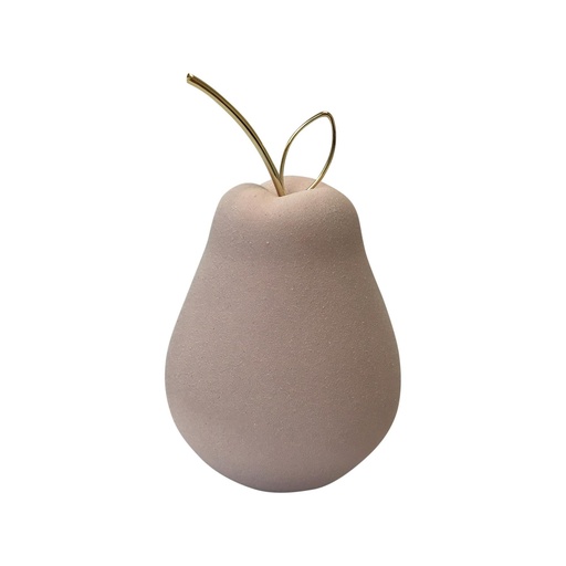 [200-0800329] PERA DECORATIVA SANTINI  ROSA/DORADO 21CM X 13CM