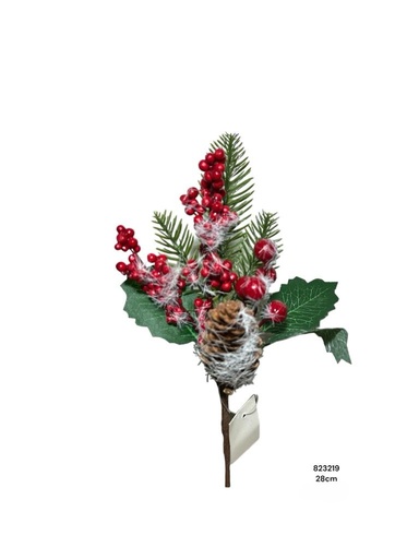 [5116823219] PINCHO FRUTOS ROJOS C/BELLOTA 28CM