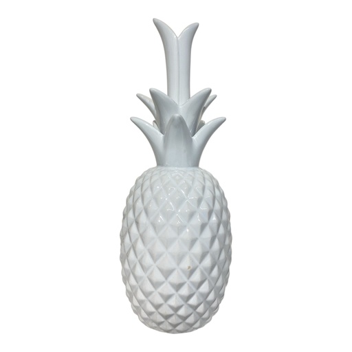 [20201120026003] PIÑA BLANCA DE PORCELANA 12X34CM