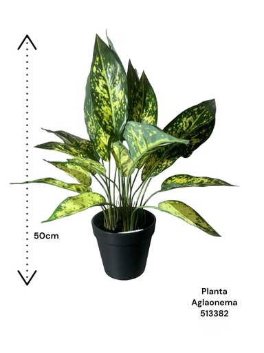 [4894616147619] PLANTA ARTF. AGLAONEMA  CH04031192 40X50CM
