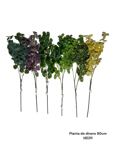 [HD211] RAMA PLANTA DE DINERO 90CM DE150HOJAS X 4CM
