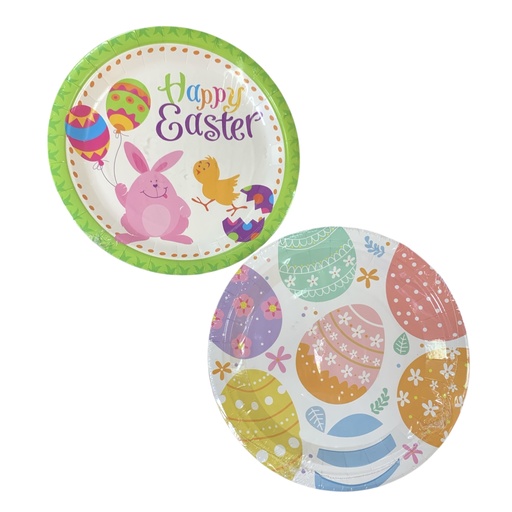 [5868410102319] PLATO PASCUA SET X 8 UNIDADES