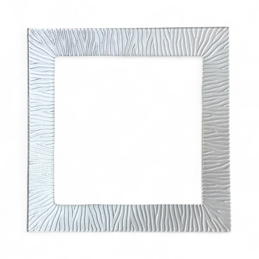 [107856] PLATO BASE VIDRIO DEC. CUAD 3232-1C86-94-002-17403(32*32CM)