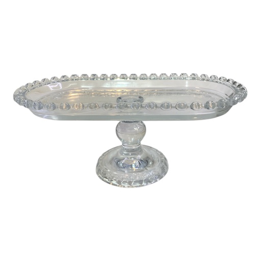 [SAN1176] PORTA BOCADOS CRISTAL 24X13X11CM