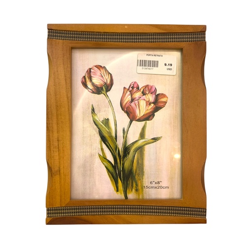 [513474017] PORTA RETRATO DE MADERA 15X20CM