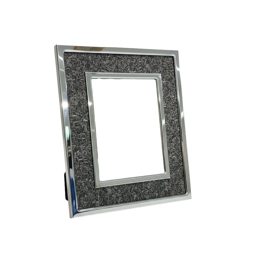 [530-593322] PORTA RETRATO PLATA MARCO OSCURO 5X7