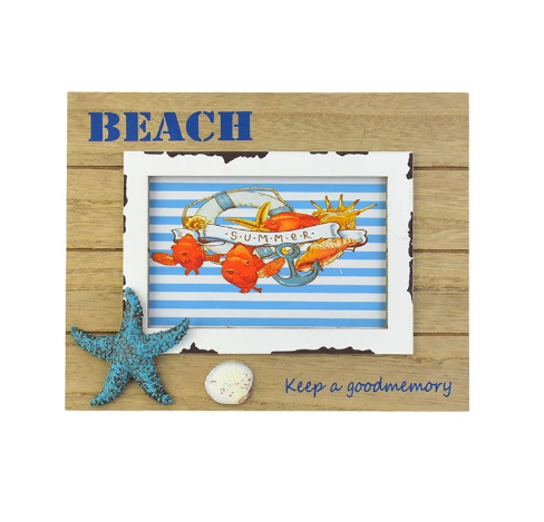 [8679816717109] PORTARETRATO DE MADERA PLAYA 10X15CM 4X6” 