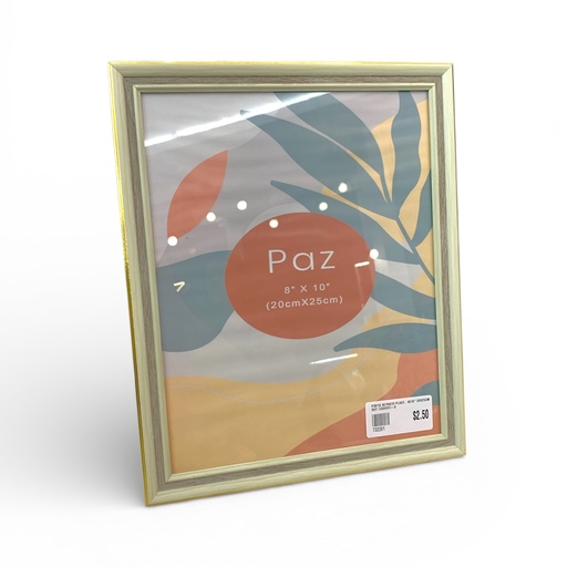 [732291] PORTARETRATO FILO DORADO 8X10" 20X25CM REF: ES20331-8