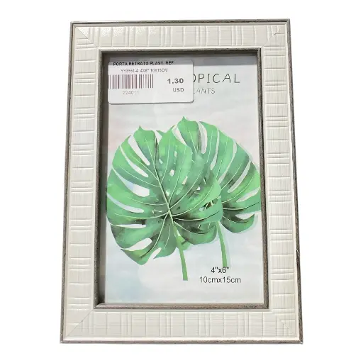 [224011] PORTA RETRATO PLAST. REF: YY8551-4  4X6" 10X15CM