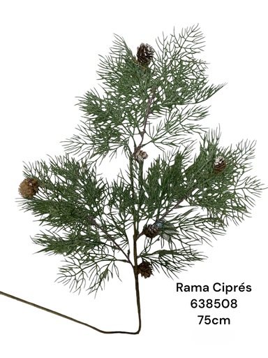 [8679811638508] RAMA CIPRES CON BELLOTAS 75CM