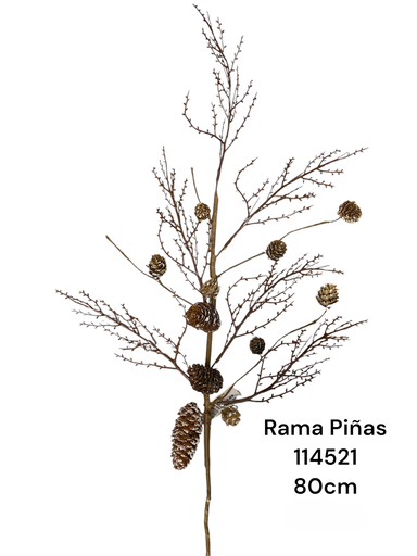 [8679811114521] RAMA CIPRES CON SEMILLAS BELLOTA 80CM