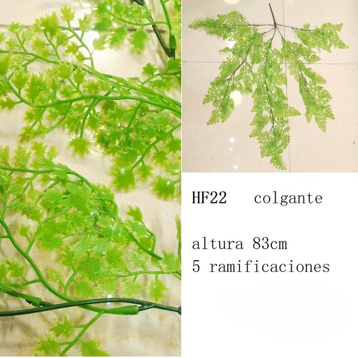 [HF22] RAMA COLGANTE 83CM 5 RAMIFICACIONES