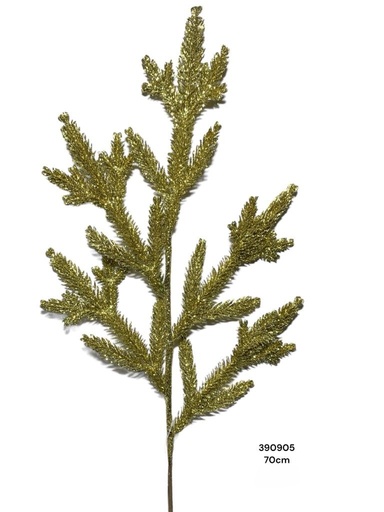 [390905] RAMA ESCARCHADA GOLD 75CM REF:CF8-21328R