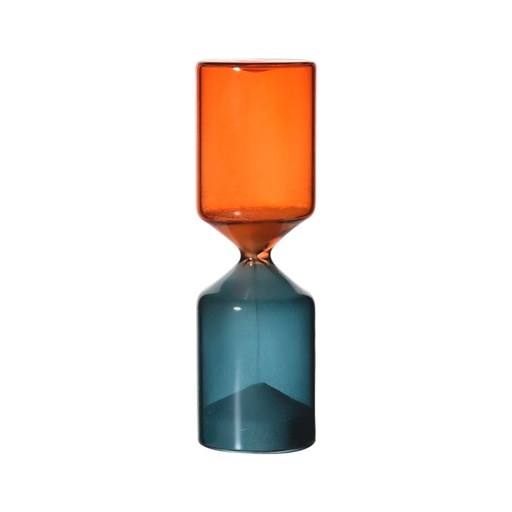 [283017] RELOJ ARENA BICOLOR VIDRIO 5min ES23551 4X12CM