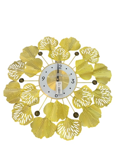 [21204] RELOJ METALICO DORADO 45X45CM
