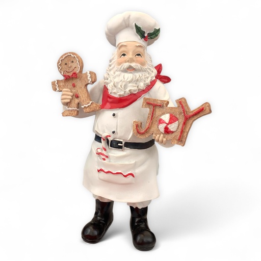 [201-7700063] SANTA CHEF 18X10X28CM