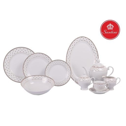 [068-179622] VAJILLA PUNTO FINO 47PZAS 8PUESTOS