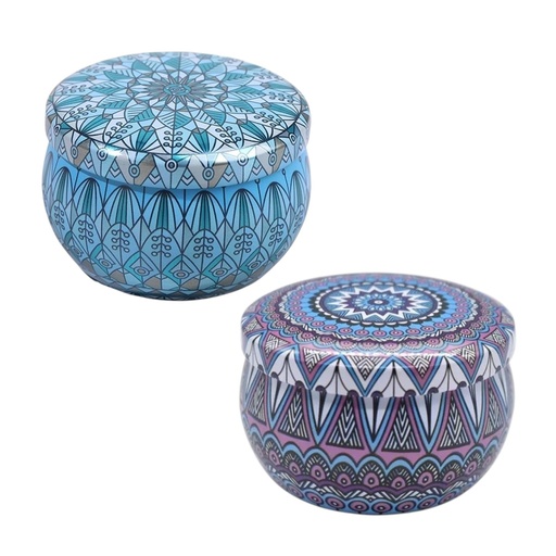 [271317] VELA DECOR AROMA/CAJA ALUMINIO ES23080  7X4.5CM  C/U