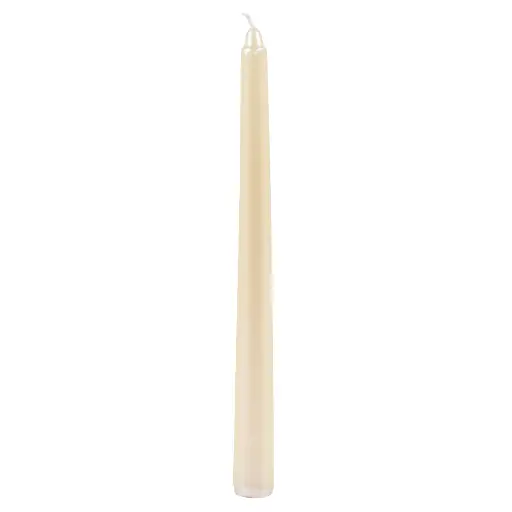 [879072] VELA BLANCA PERLADA C/U  ES23086 23CM