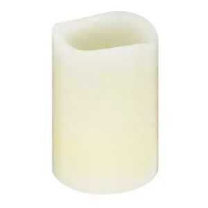 [81420558] VELA DECORATIVA DE CERA, LUZ LED CALIDA 5X6.5CM